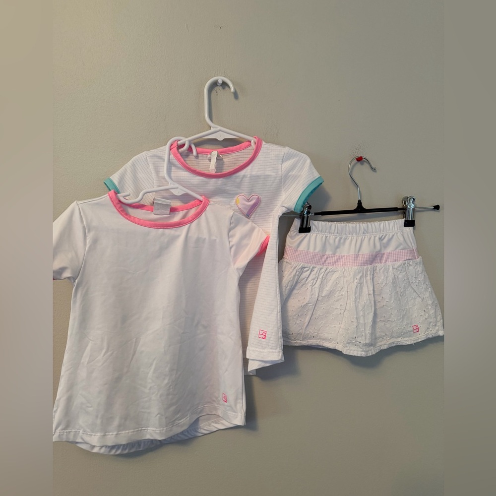 Set Athletics Two Shirts and Skirt Lot